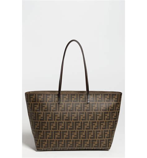 fendi 'roll small' reversible shopping bag|FENDI Small Roll .